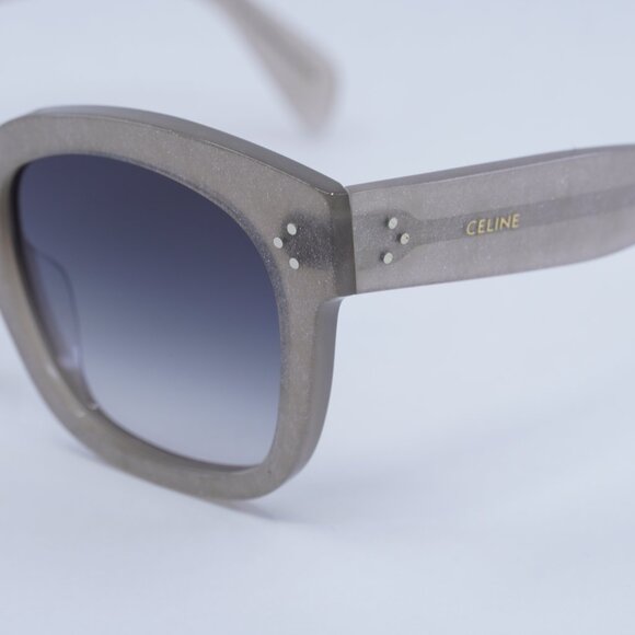 🕶️ New Celine CL4002UN 20B Sunglasses - Grey Silver Glitter Frame - Picture 7 of 13